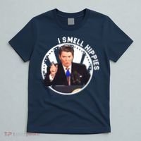 I Smell Hippies Reagan  T-Shirt thumb 5