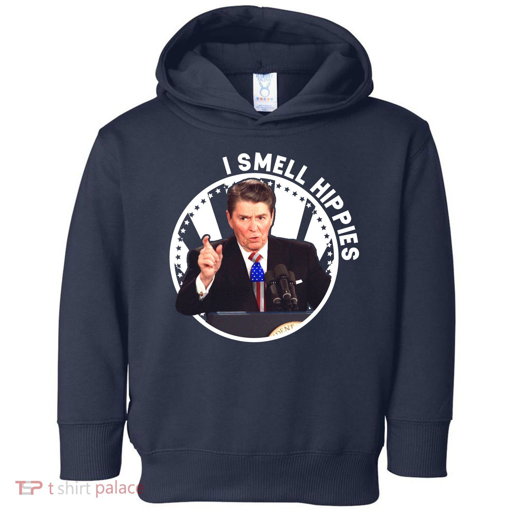 I Smell Hippies Reagan  Toddler Hoodie