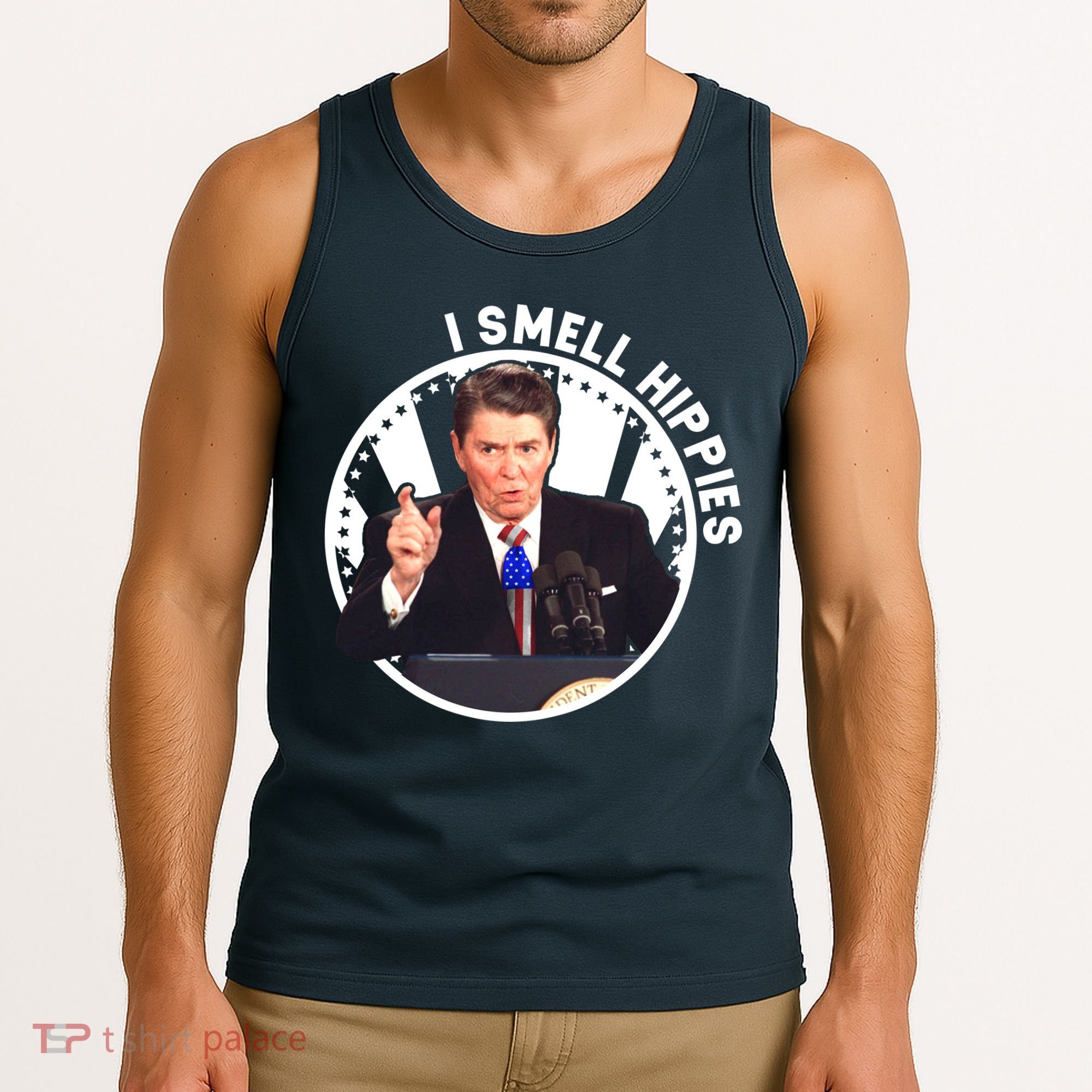 I Smell Hippies Reagan  Tank Top