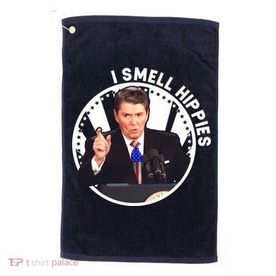 I Smell Hippies Reagan  Golf Towel