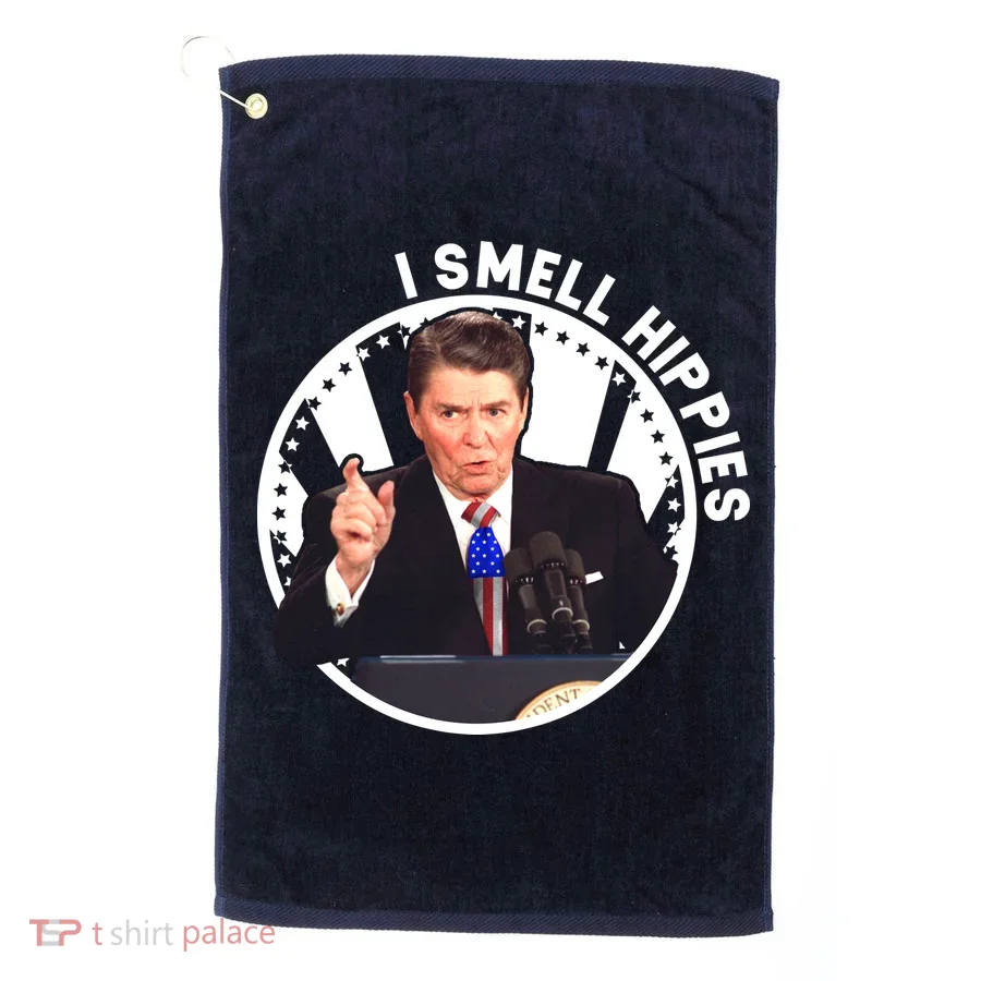I Smell Hippies Reagan  Golf Towel