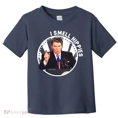 I Smell Hippies Reagan Toddler T-Shirt