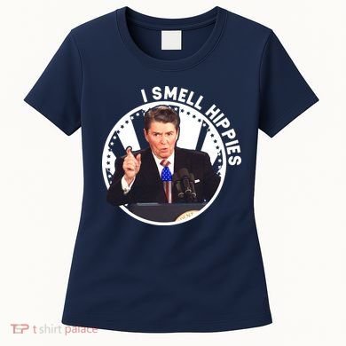 I Smell Hippies Reagan  Women's T-Shirt
