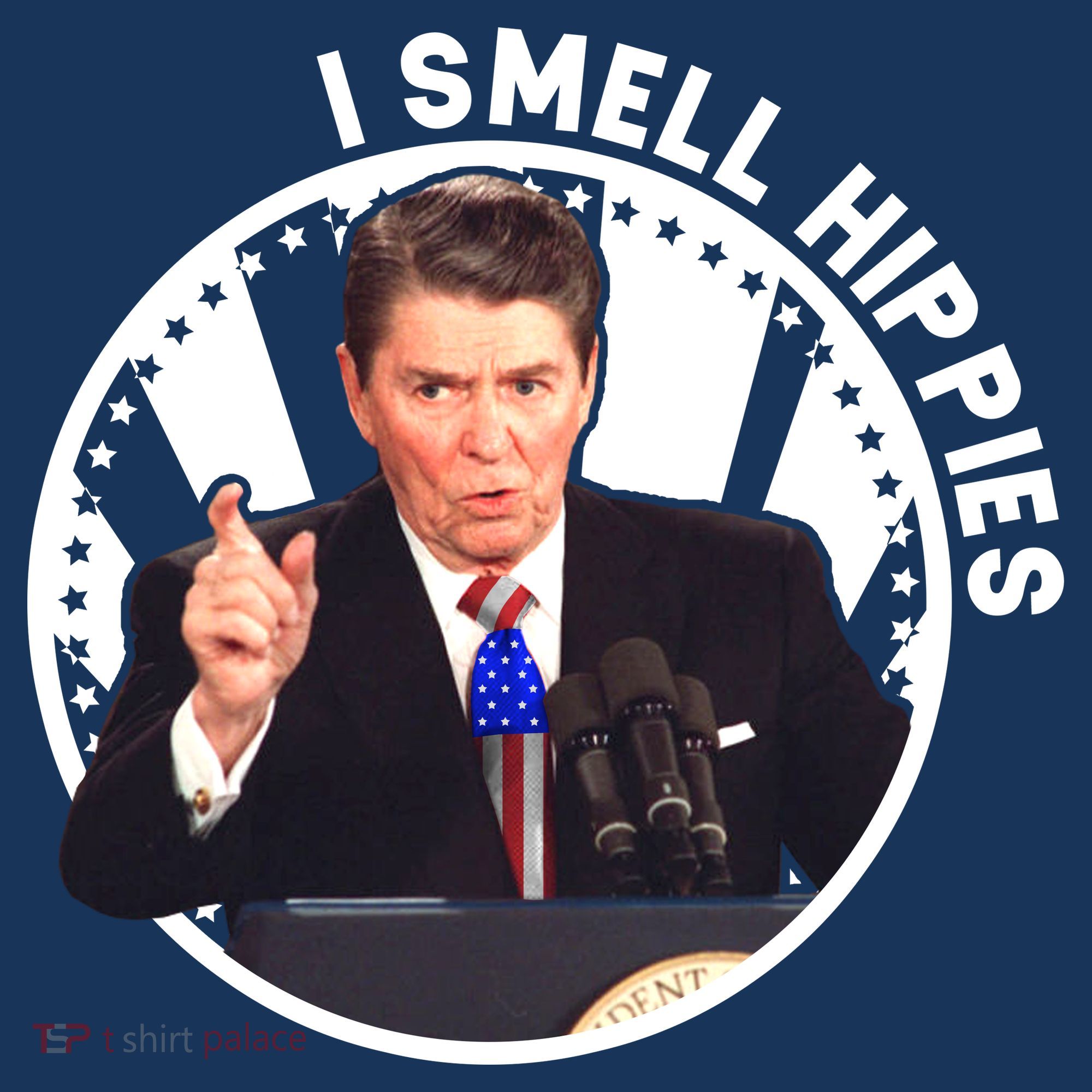I Smell Hippies Reagan  Kids Sweatshirt