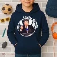 I Smell Hippies Reagan  Kids Hoodie thumb 2