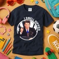 I Smell Hippies Reagan  Kids T-Shirt thumb 3