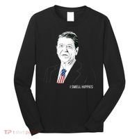 I Smell Hippies Ronald Reagan Long Sleeve Shirt thumb 0