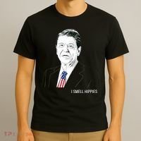 I Smell Hippies Ronald Reagan T-Shirt thumb 3