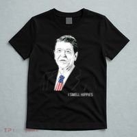 I Smell Hippies Ronald Reagan T-Shirt thumb 5
