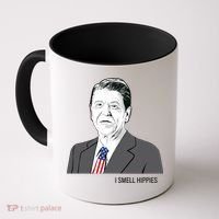 I Smell Hippies Ronald Reagan Coffee Mug thumb 0