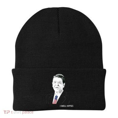 I Smell Hippies Ronald Reagan Beanie