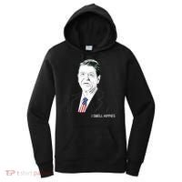 I Smell Hippies Ronald Reagan Women's Hoodie thumb 0