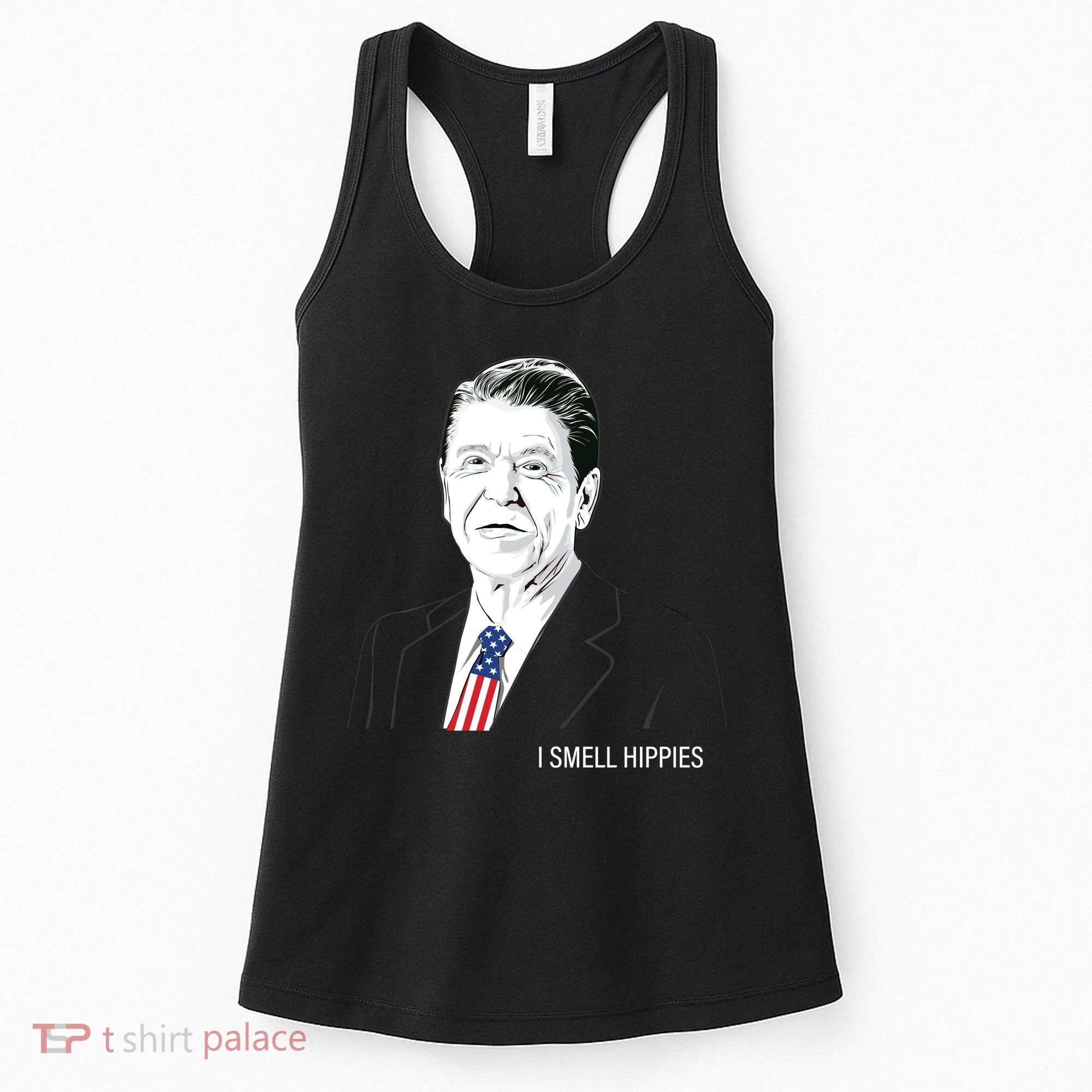 I Smell Hippies Ronald Reagan Women's Tank Top
