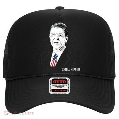 I Smell Hippies Ronald Reagan Hat