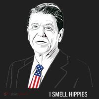 I Smell Hippies Ronald Reagan Hat thumb 2