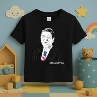 I Smell Hippies Ronald Reagan Toddler T-Shirt thumb 3