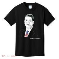 I Smell Hippies Ronald Reagan Kids T-Shirt thumb 0