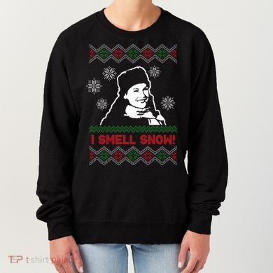 I Smell Snow Ugly Christmas Funny Women's Sweatshirt
