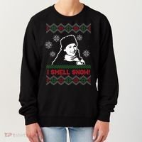 I Smell Snow Ugly Christmas Funny Women's Sweatshirt thumb 0