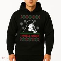 I Smell Snow Ugly Christmas Funny Hoodie thumb 2
