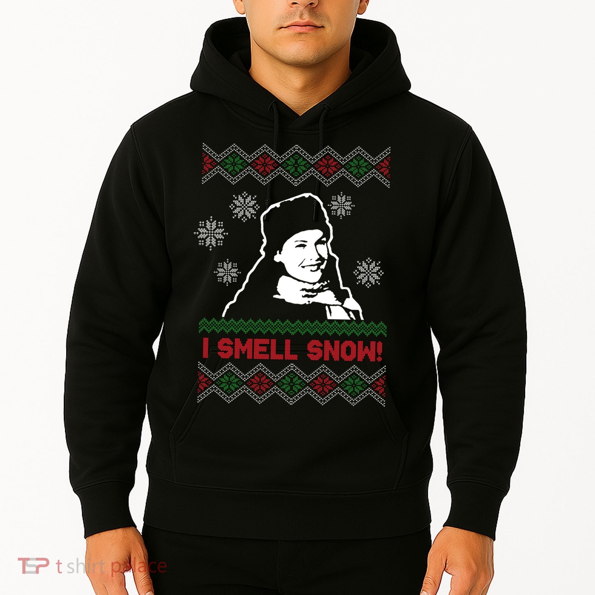 I Smell Snow Ugly Christmas Funny Hoodie