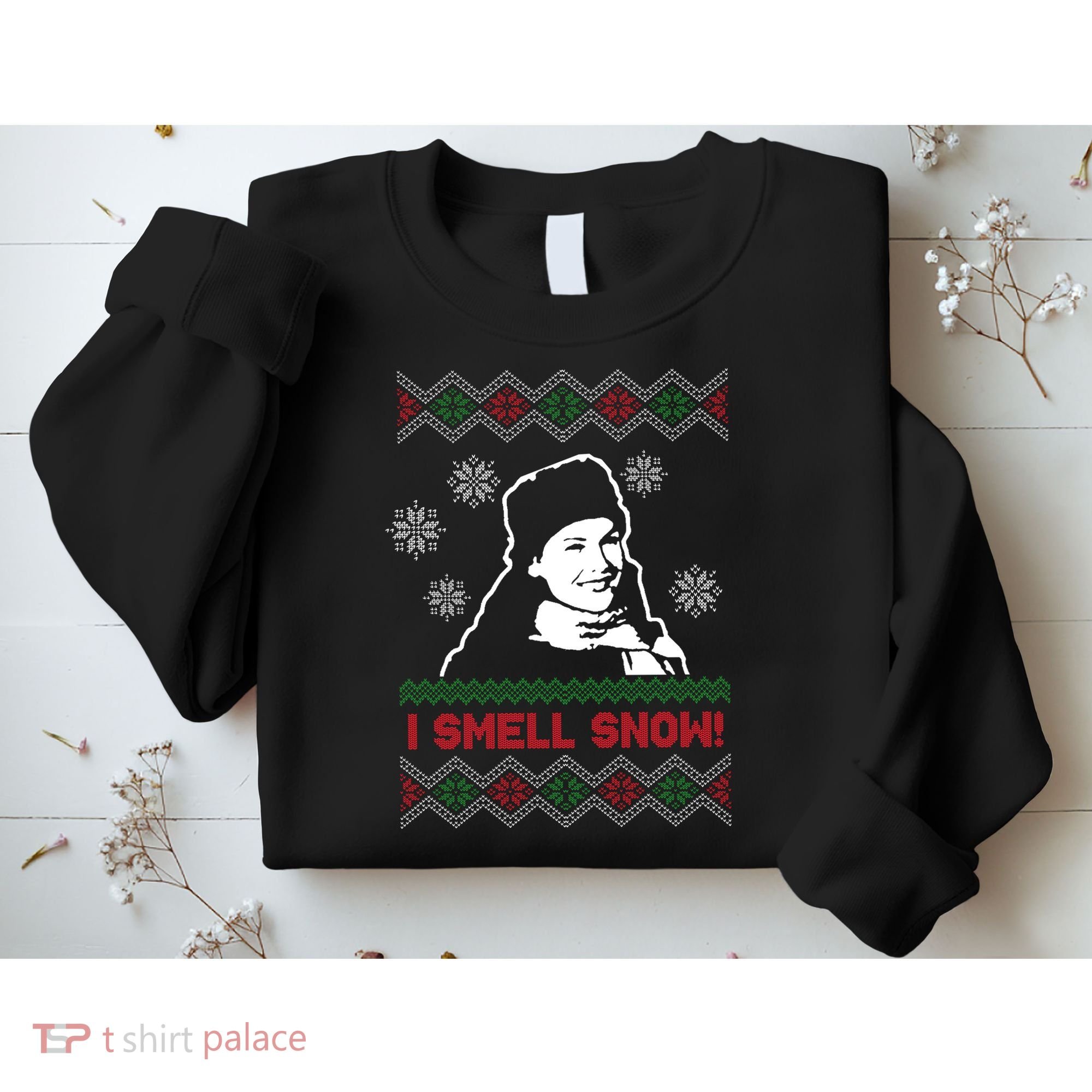 I Smell Snow Ugly Christmas Funny Sweatshirt