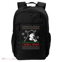 I Smell Snow Ugly Christmas Funny Backpack thumb 0