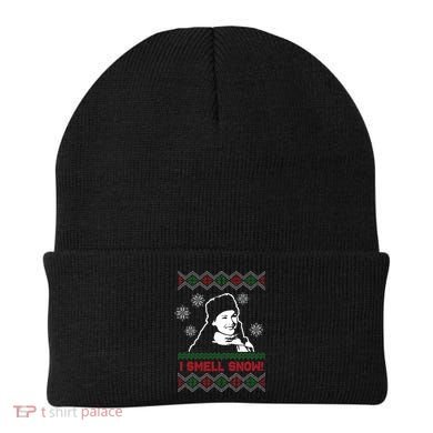 I Smell Snow Ugly Christmas Funny Beanie