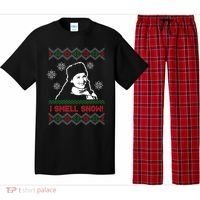 I Smell Snow Ugly Christmas Funny Pajama Set thumb 0