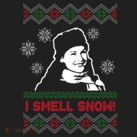 I Smell Snow Ugly Christmas Funny Hat thumb 2