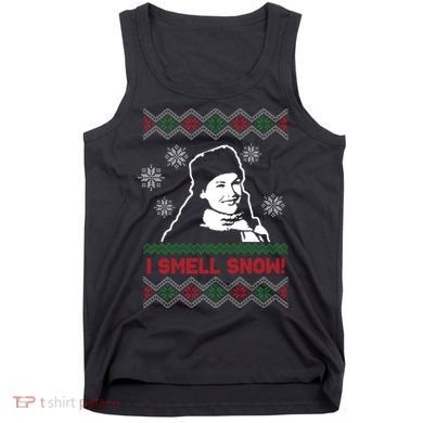 I Smell Snow Ugly Christmas Funny Tank Top