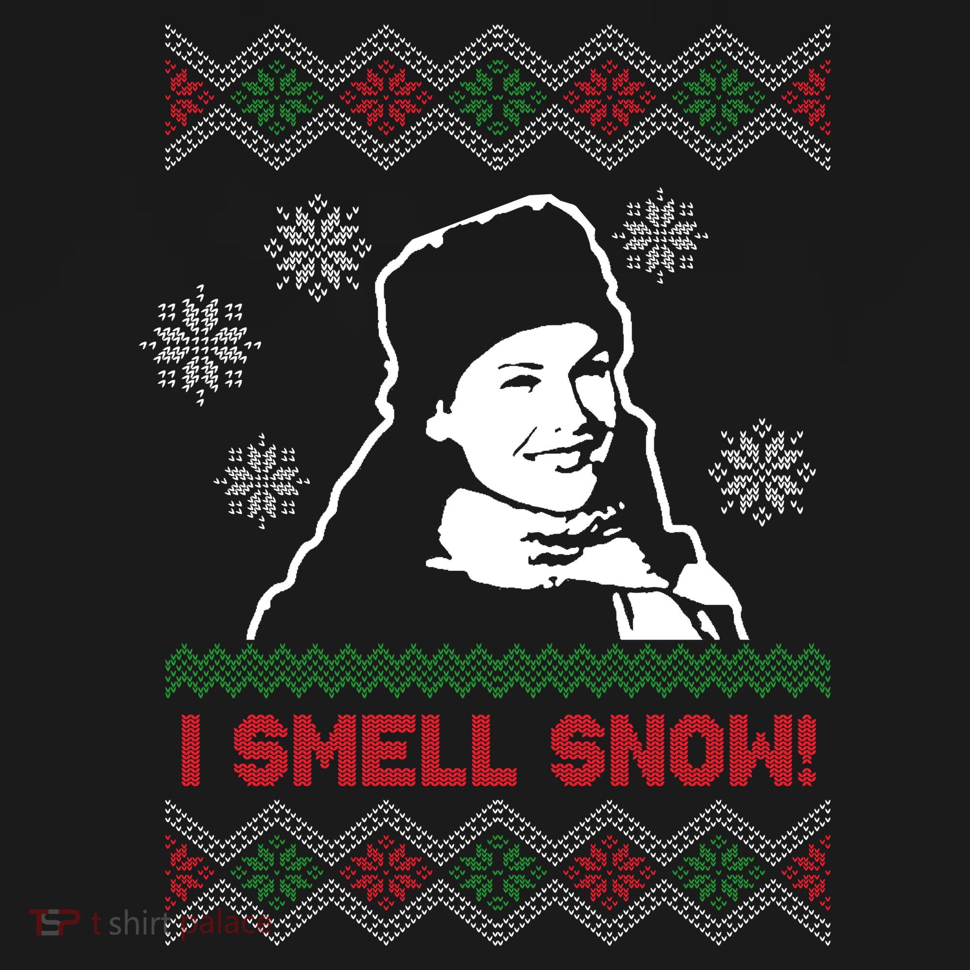 I Smell Snow Ugly Christmas Funny Tank Top