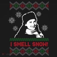 I Smell Snow Ugly Christmas Funny Women's Long Sleeve Shirt thumb 2