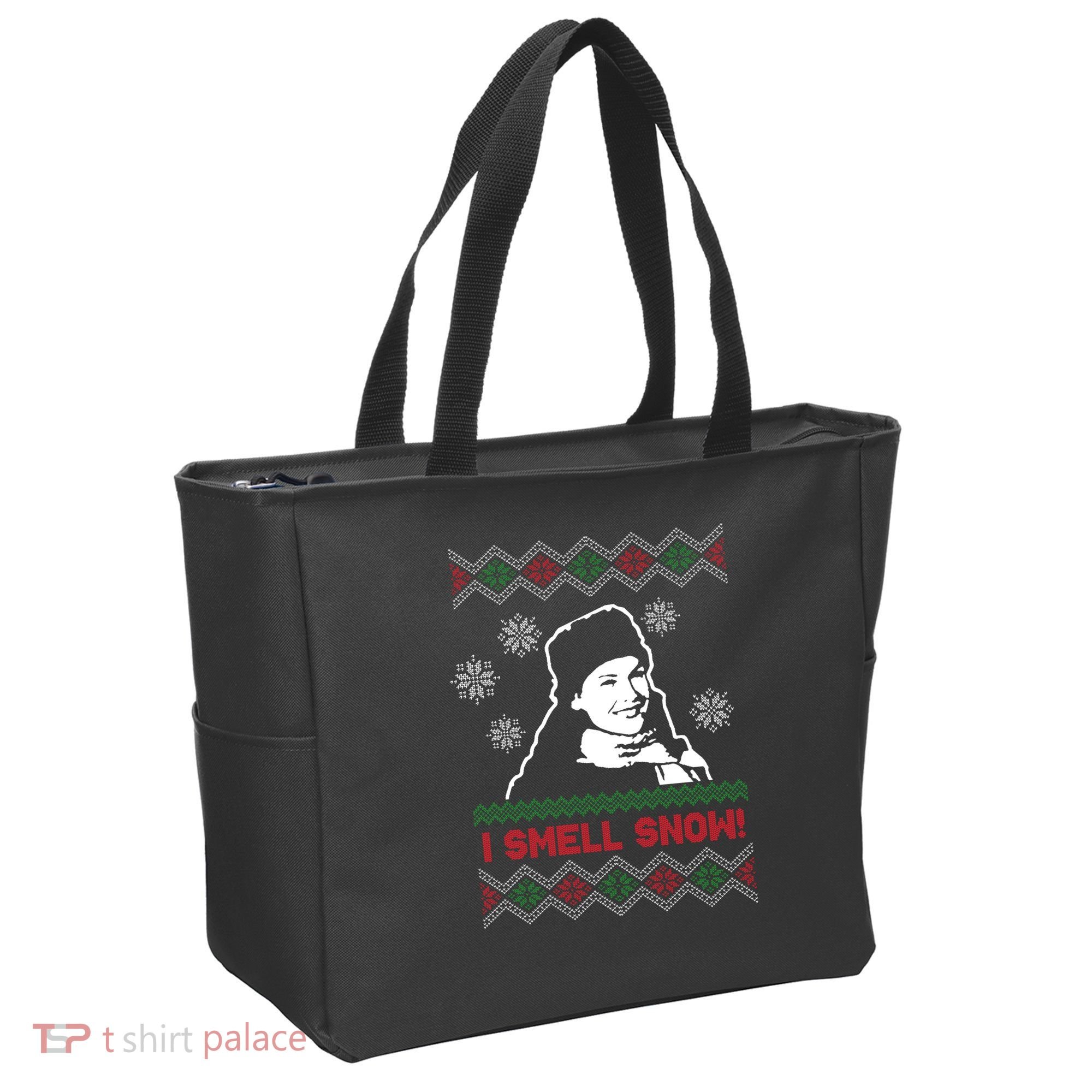 I Smell Snow Ugly Christmas Funny Tote Bag