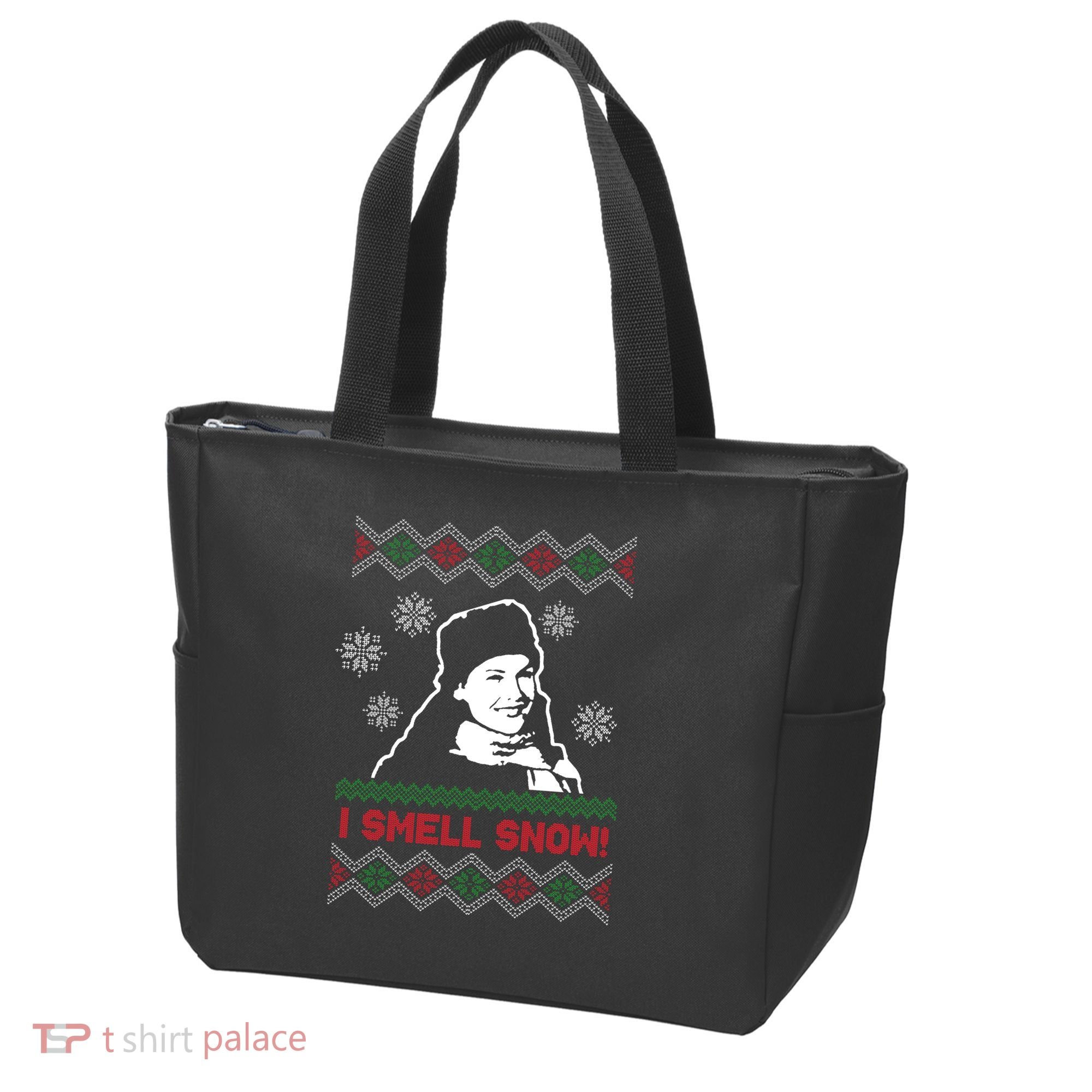 I Smell Snow Ugly Christmas Funny Tote Bag