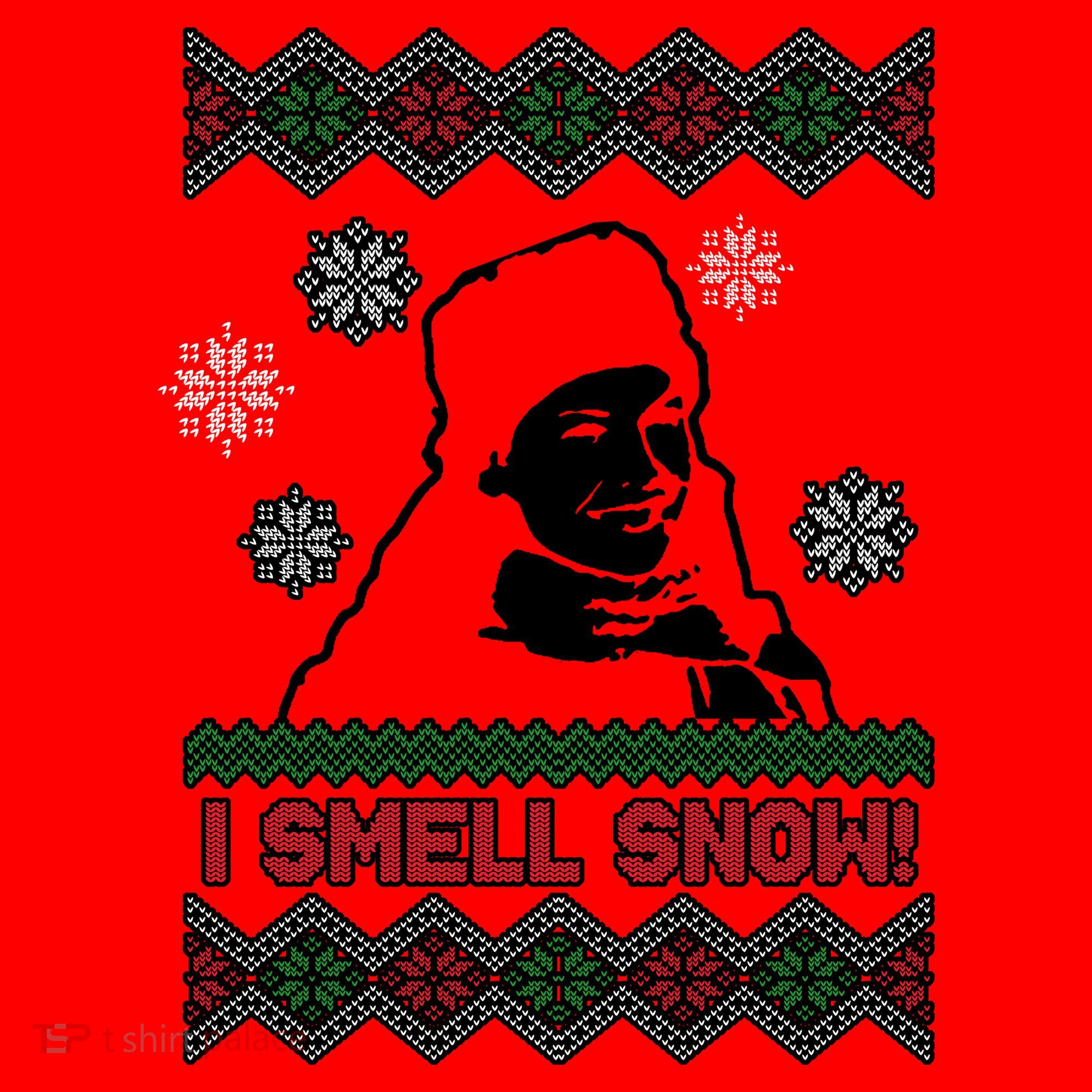 I Smell Snow Ugly Christmas Funny Santa Hat