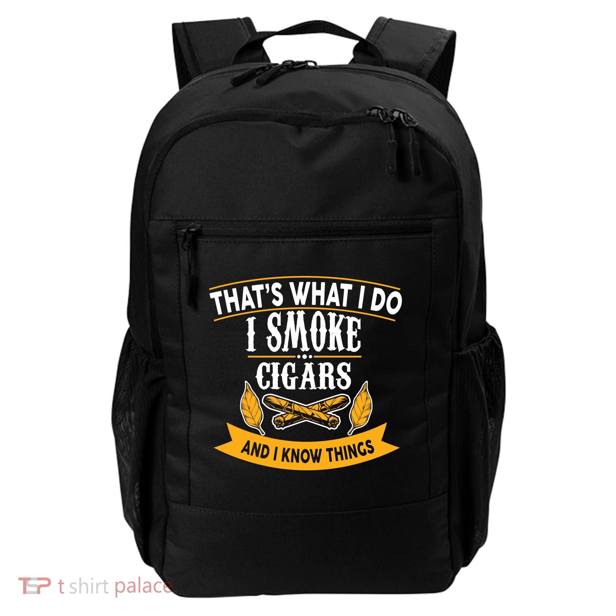 I Smoke Cigars And Know Thing Funny  Backpack