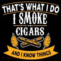 I Smoke Cigars And Know Thing Funny  Backpack thumb 2