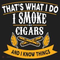 I Smoke Cigars And Know Thing Funny  Tumbler thumb 3