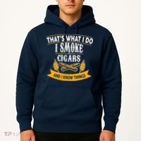 I Smoke Cigars And Know Thing Funny  Hoodie thumb 2