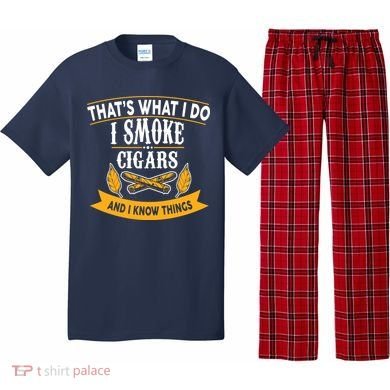 I Smoke Cigars And Know Thing Funny  Pajama Set