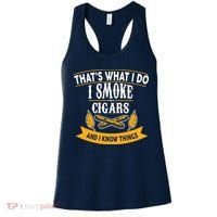 I Smoke Cigars And Know Thing Funny  Women's Tank Top thumb 0