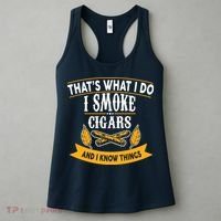 I Smoke Cigars And Know Thing Funny  Women's Tank Top thumb 3