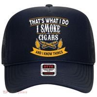 I Smoke Cigars And Know Thing Funny  Hat thumb 0