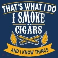 I Smoke Cigars And Know Thing Funny  Kids Sweatshirt thumb 2