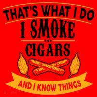 I Smoke Cigars And Know Thing Funny  Santa Hat thumb 1