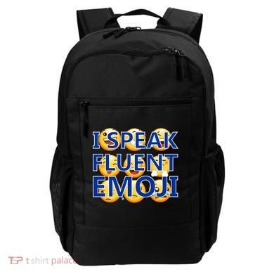 I Speak Fluent Emoji Backpack