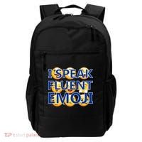 I Speak Fluent Emoji Backpack thumb 0