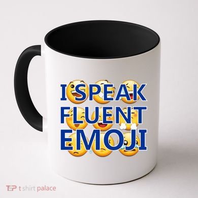 I Speak Fluent Emoji Coffee Mug