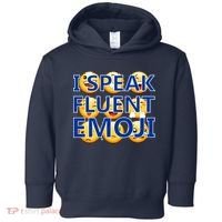 I Speak Fluent Emoji Toddler Hoodie thumb 0